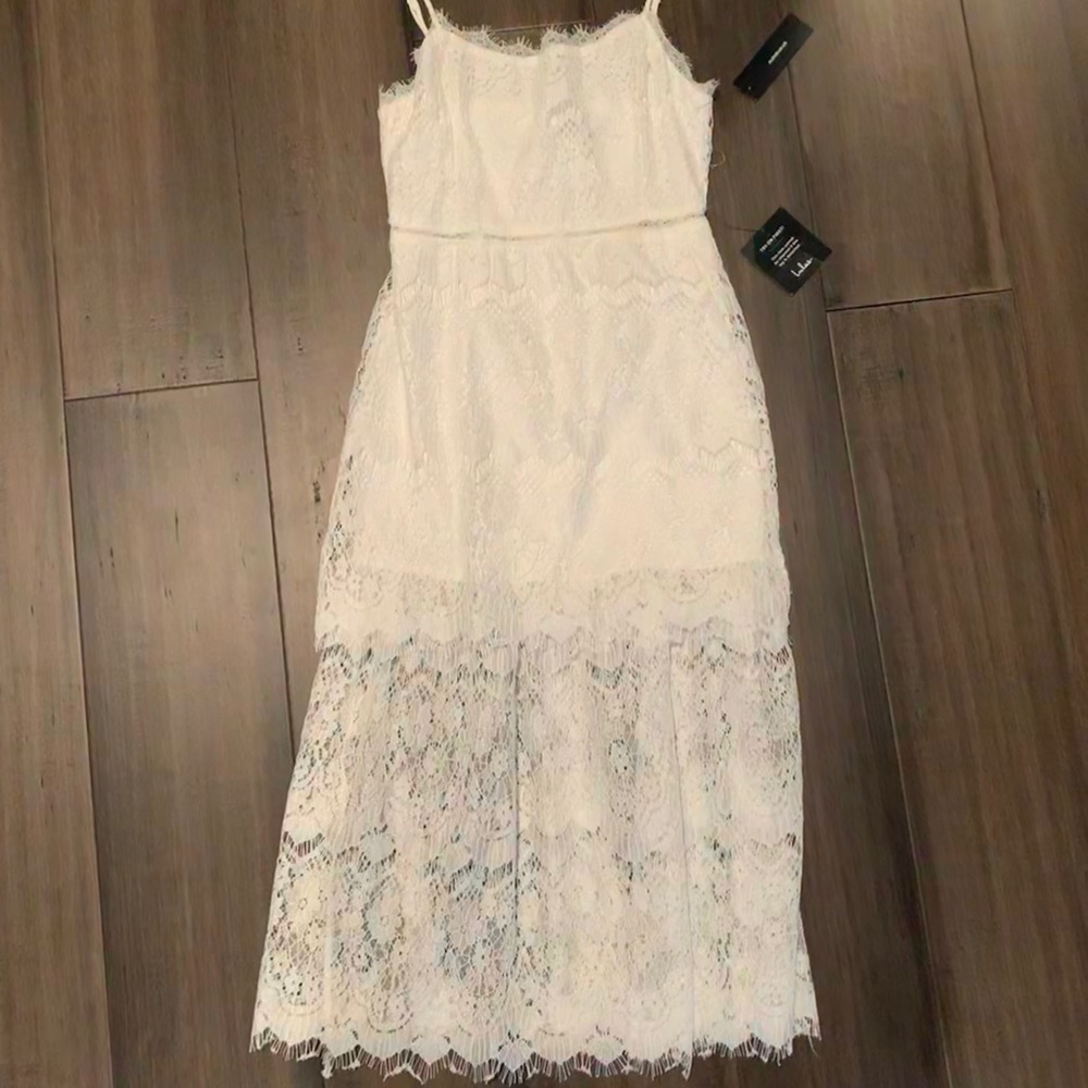 NWT white lace engagement or wedding dress